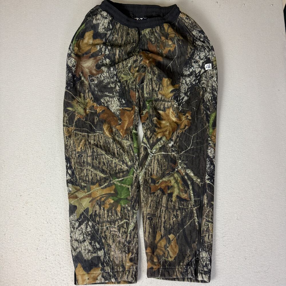 Rivers West Hydro2 Men's L Mossy Oak Camo Waterproof Fleece Hunting Pants USA